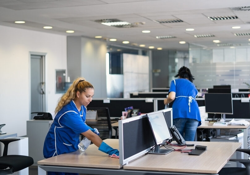 Cleaners,Clean,Empty,Office,Space,Photo